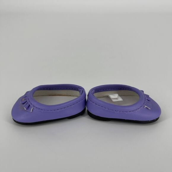 Authentic American Girl Doll Lilac / Purple Shoes / Flats for 18 inch Dolls GUC - Picture 12 of 14
